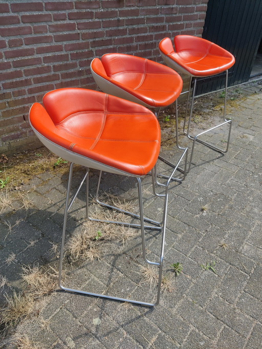 3x Moroso fjord bar stools