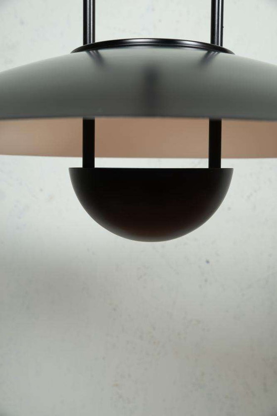 Image 1 of Postmodern minimalist pendant lamp 80s, adjustable pendant