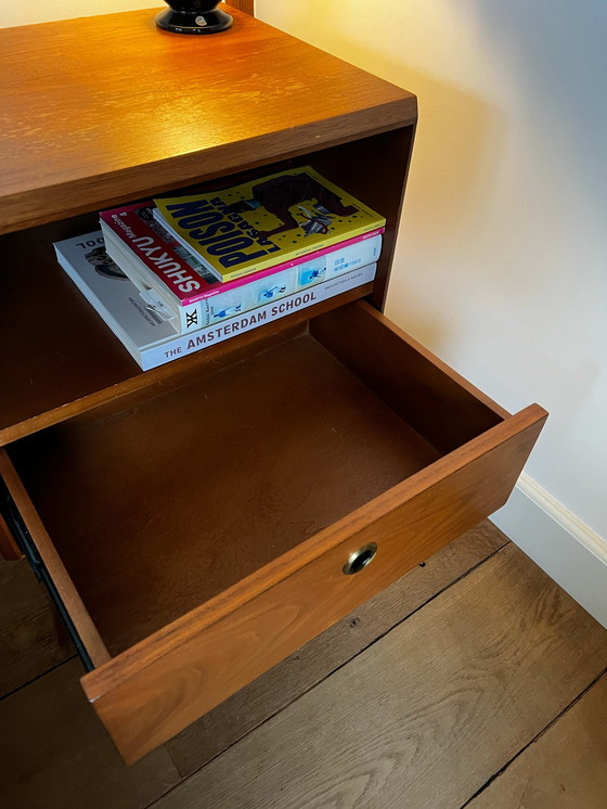 Image 1 of West Elm Mid - Century Bedside Cabinets (Pair)