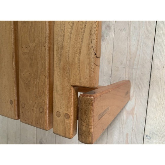 Image 1 of Vintage solid elm coffee table, 1980