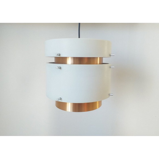 Image 1 of Pair of mid century pendant lamps, Denmark 1970s