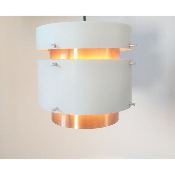 Image 1 of Pair of mid century pendant lamps, Denmark 1970s