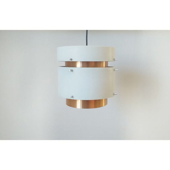 Image 1 of Pair of mid century pendant lamps, Denmark 1970s