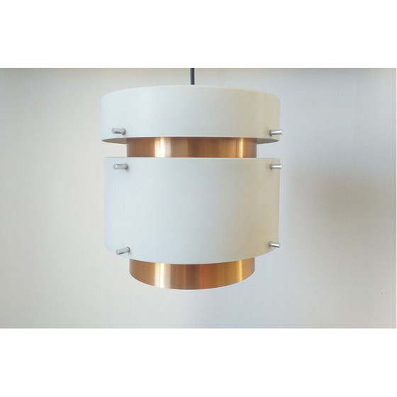 Image 1 of Pair of mid century pendant lamps, Denmark 1970s