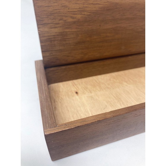 Image 1 of Scatola d'epoca con intarsi in legno e osso, 1950