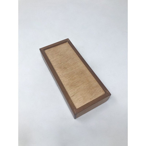 Image 1 of Scatola d'epoca con intarsi in legno e osso, 1950