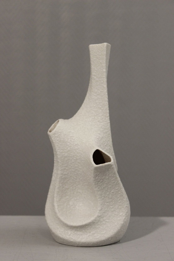 Image 1 of Sgrafo Modern Design Peter Müller - Biomorphic Porcelain Vase Germany 1960S