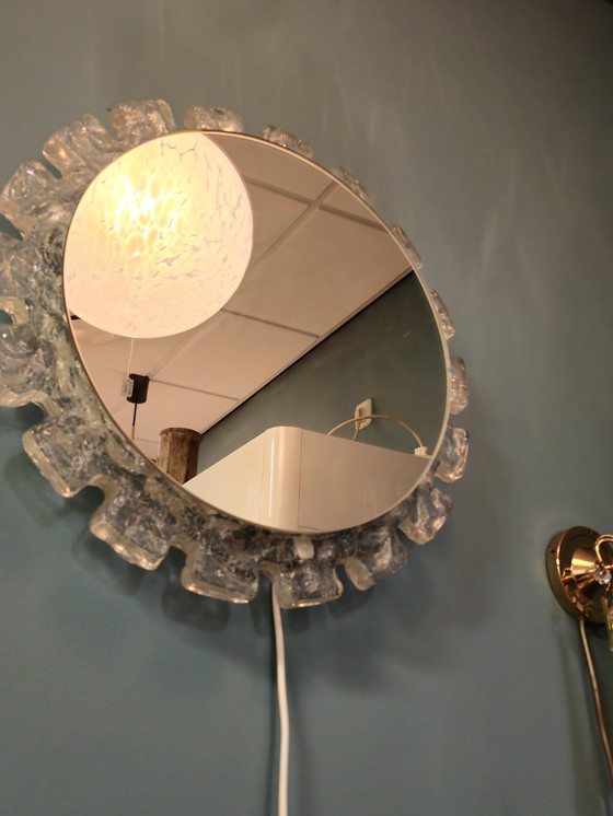 Image 1 of Lampada da parete con specchio vintage Hillebrand 