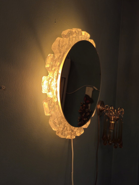 Image 1 of Lampada da parete con specchio vintage Hillebrand 