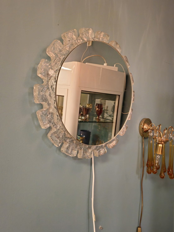 Image 1 of Lampada da parete con specchio vintage Hillebrand 