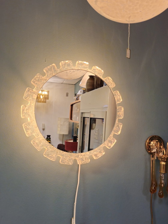 Image 1 of Lampada da parete con specchio vintage Hillebrand 