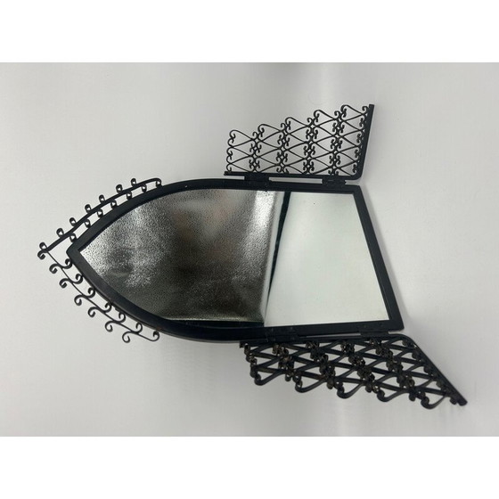 Image 1 of Vintage wrought iron mirror, 1950