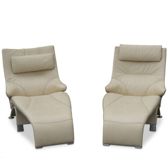 Image 1 of Coppia di poltrone reclinabili vintage di Berg, Danimarca 1974