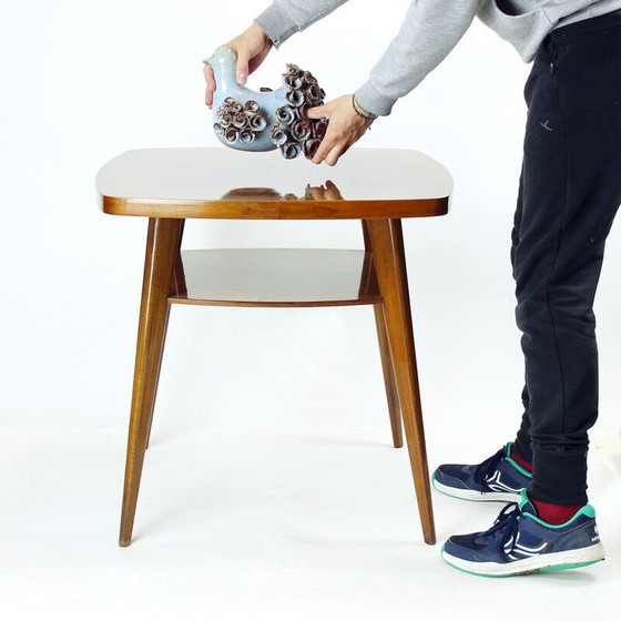 Image 1 of Vintage walnut Spider coffee table by Mier, Czechoslovakia 1960s