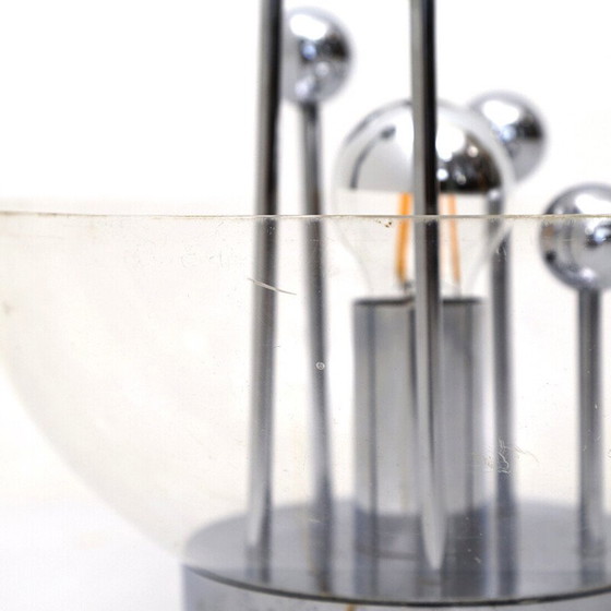 Image 1 of Vintage table lamp in chromed metal and methacrylate, 1960s