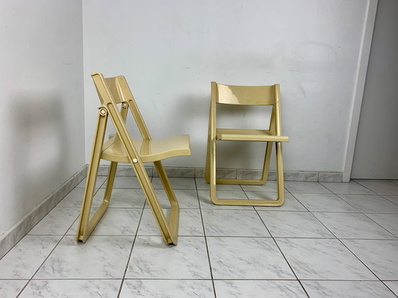 Image 1 of 2x Allibert Space Age Folding Chair