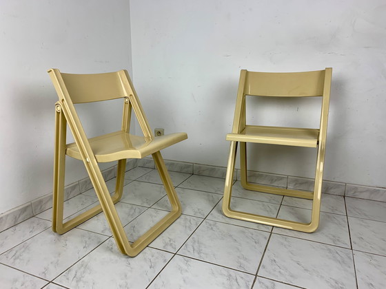 Image 1 of 2x Allibert Space Age Folding Chair