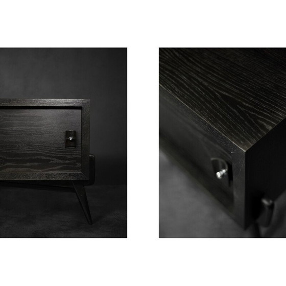 Image 1 of Vintage dark oak sideboard, 1960