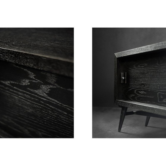 Image 1 of Vintage dark oak sideboard, 1960
