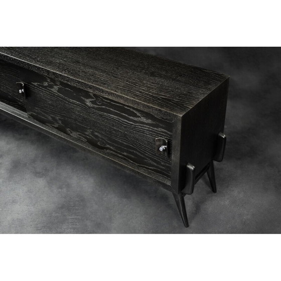 Image 1 of Vintage dark oak sideboard, 1960