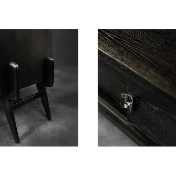 Image 1 of Vintage dark oak sideboard, 1960