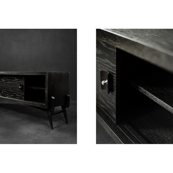 Image 1 of Vintage dark oak sideboard, 1960