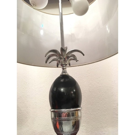 Image 1 of Coppia di lampade francesi d'epoca in metallo cromato e plastica, 1970