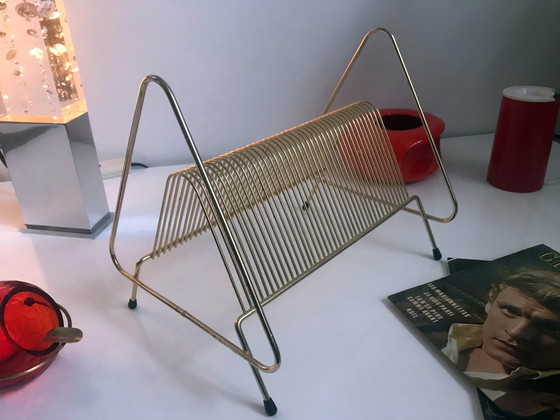 Image 1 of Vintage Vinyl Rack - 45 RPM Holder - 1950
