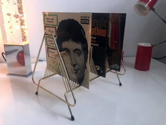Image 1 of Vintage Vinyl Rack - 45 RPM Holder - 1950