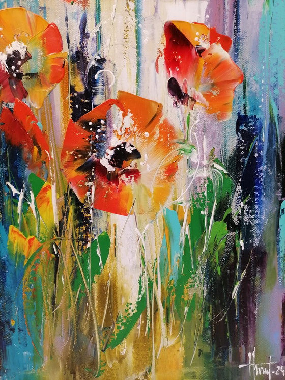 Image 1 of Alfred Aniol "Poppies"