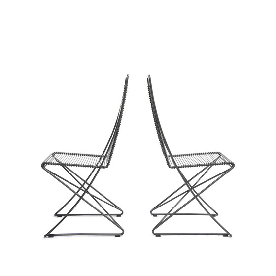 Image 1 of 2X Till Behrens Schlubach cross chair cantilever chair