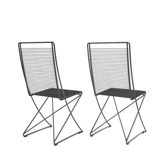 Image 1 of 2X Till Behrens Schlubach cross chair cantilever chair