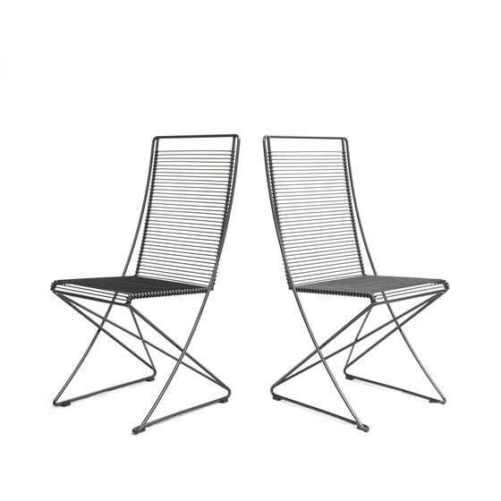 Image 1 of 2X Till Behrens Schlubach cross chair cantilever chair