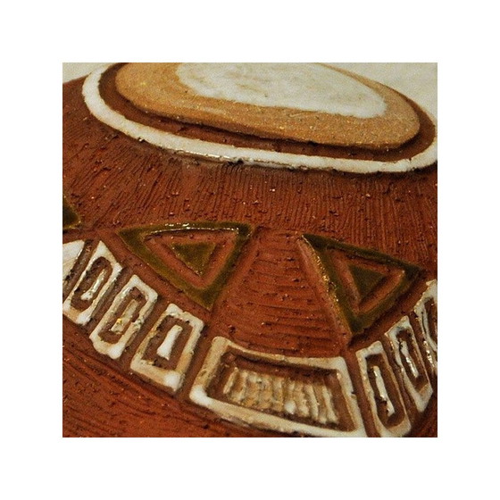 Image 1 of Vaso vintage in ceramica di Hank Keramikk per Ahlberg et Karlsen, 1950