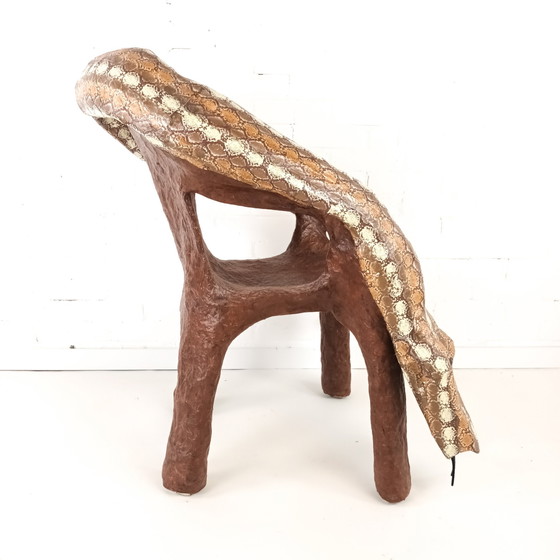 Image 1 of Vintage Papier Maché Snake Chair