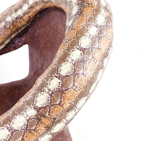 Image 1 of Vintage Papier Maché Snake Chair