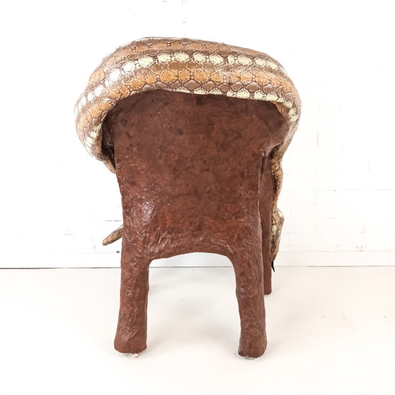 Image 1 of Vintage Papier Maché Snake Chair