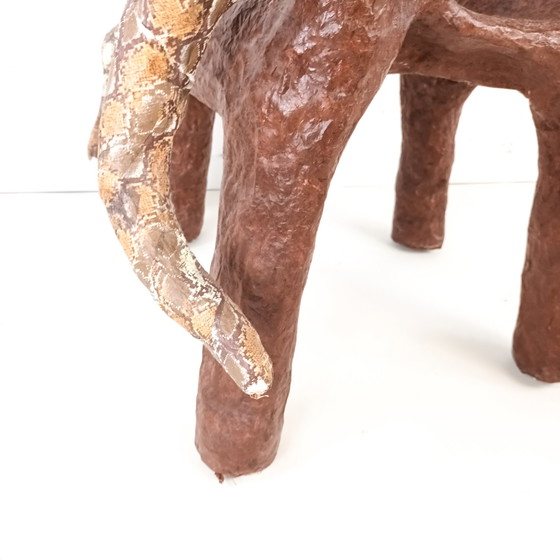 Image 1 of Vintage Papier Maché Snake Chair