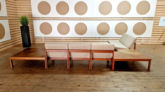 Image 1 of SALON VINTAGE 60S MID CENTURY TECK FRANCE&SON