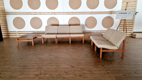 Image 1 of SALON VINTAGE 60S MID CENTURY TECK FRANCE&SON