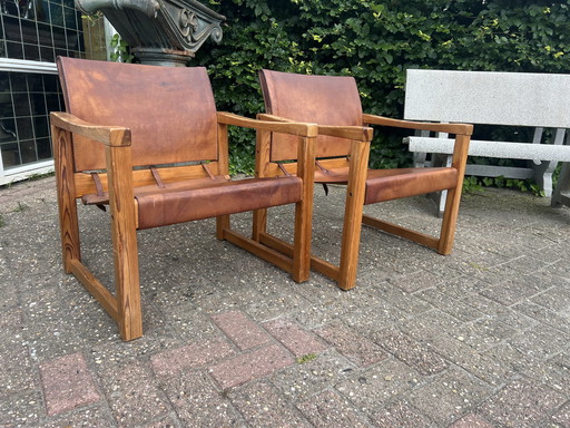 2 Karin Mobring Safari chairs, 1970s