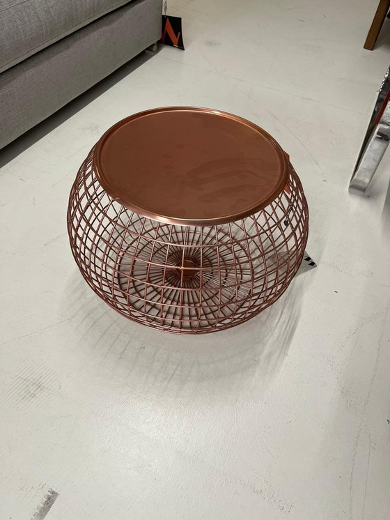 Image 1 of Pols Potten Table Ball Wire Copper Side Table