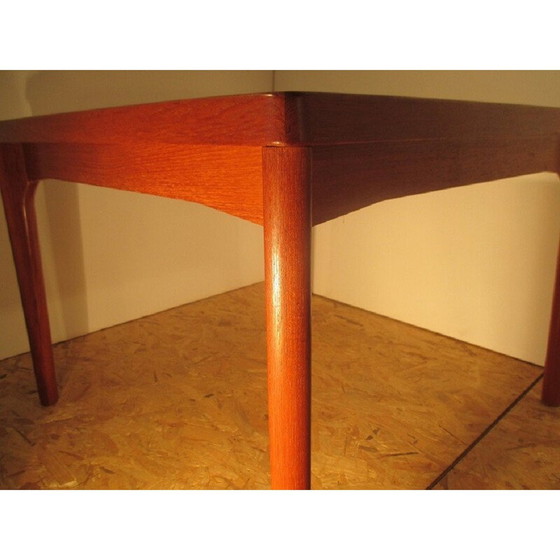 Image 1 of Tavolino da caffè vintage in teak scandinavo di Henning Kjaernulf, 1960
