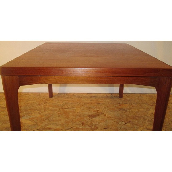 Image 1 of Tavolino da caffè vintage in teak scandinavo di Henning Kjaernulf, 1960