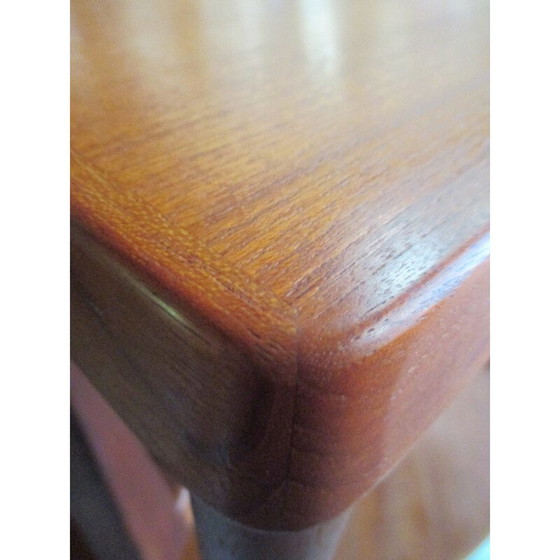 Image 1 of Tavolino da caffè vintage in teak scandinavo di Henning Kjaernulf, 1960