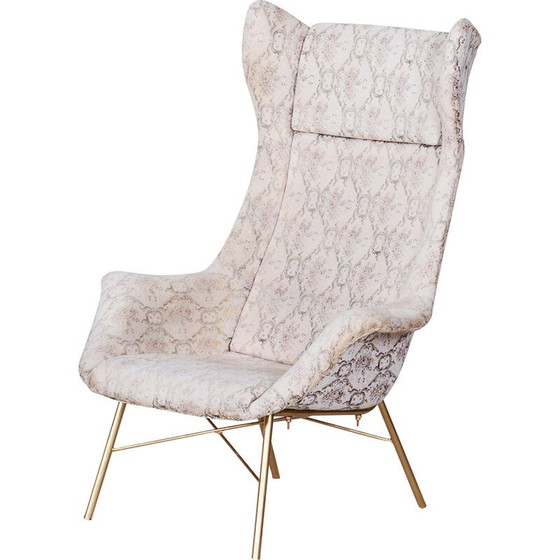 Image 1 of Mid-century Wing armchair in Laminat by Miroslav Navratil, 1950s