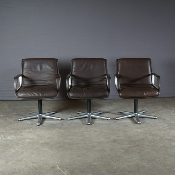 Image 1 of Vintage Wilkhahn Office Chairs - Delta Design For Wilkhahn - 1960s