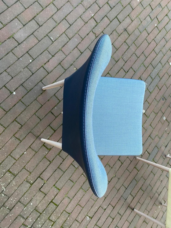 Image 1 of 2x Bert plantagie chaise Duo tissu cuir