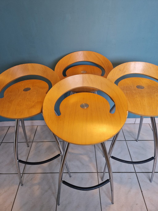 4X Magis Lyra Barstools