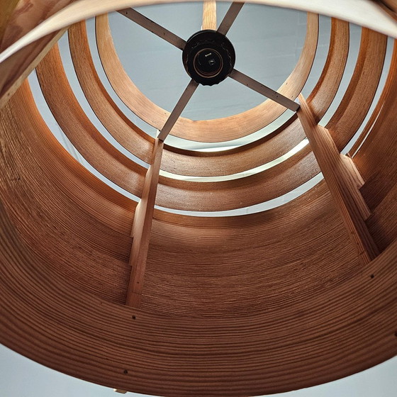 Image 1 of T388 Wood Pendant Lamp Designed By Hans-Agne Jakobsson